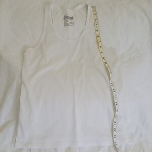 Nike White Dri-Fit Racerback Tank Top